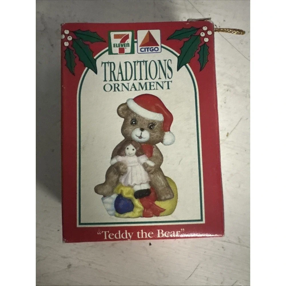 1993 7-Eleven Citgo Traditions Ornament Mixed‎ Lot Of 4 Ornament Lot New